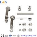 6.6FT sliding barn door hardware / sliding door system / soft close sliding door hardware